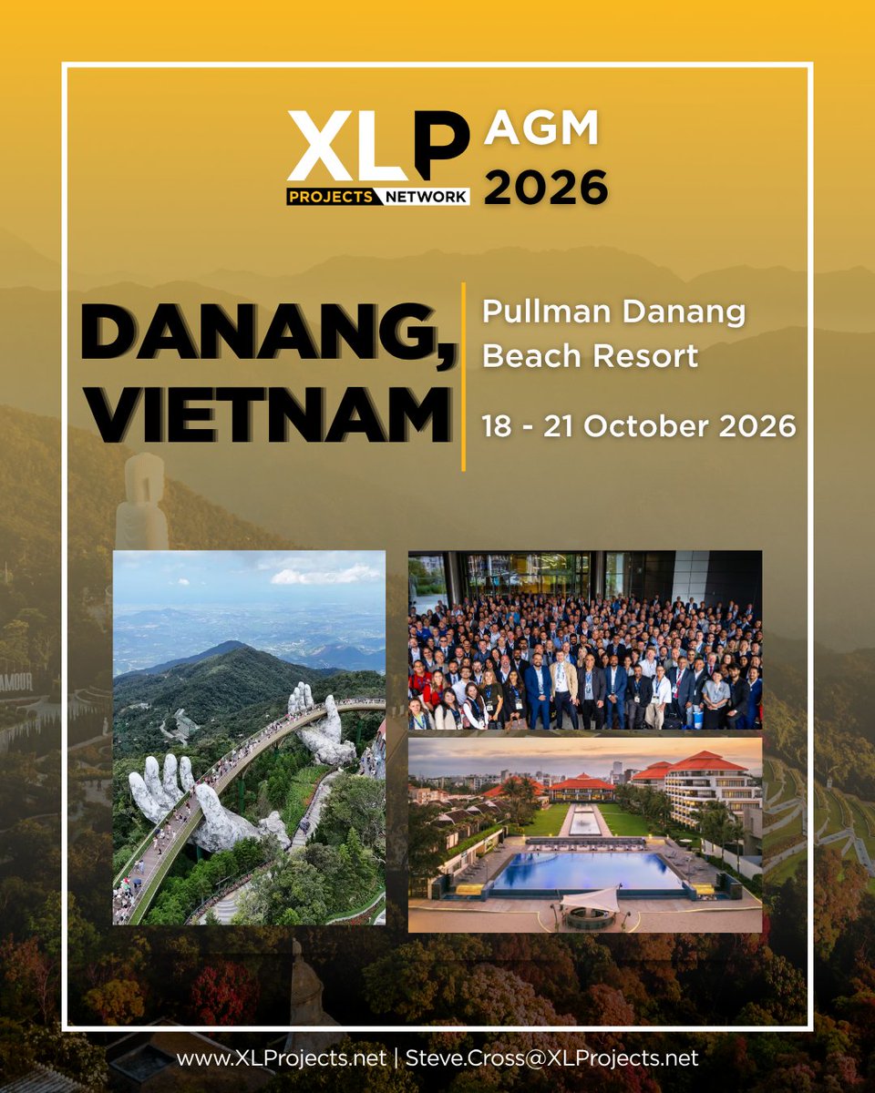 XLPNetwork's tweet photo. Join us in Danang for the XLP AGM 2026! 🗓️🚢
📅 Date: 18–21 October 2026
📍 Venue: Pullman Danang Beach Resort, Danang, Vietnam
Register here: https://t.co/msZLRpuXlw
#XLProjects #AINetworks #LogisticsNetwork #freightnetworks #heavylift #XLPAGM #XLPAGM2026 #Danang #Vietnam https://t.co/Kw1TsKYDt0