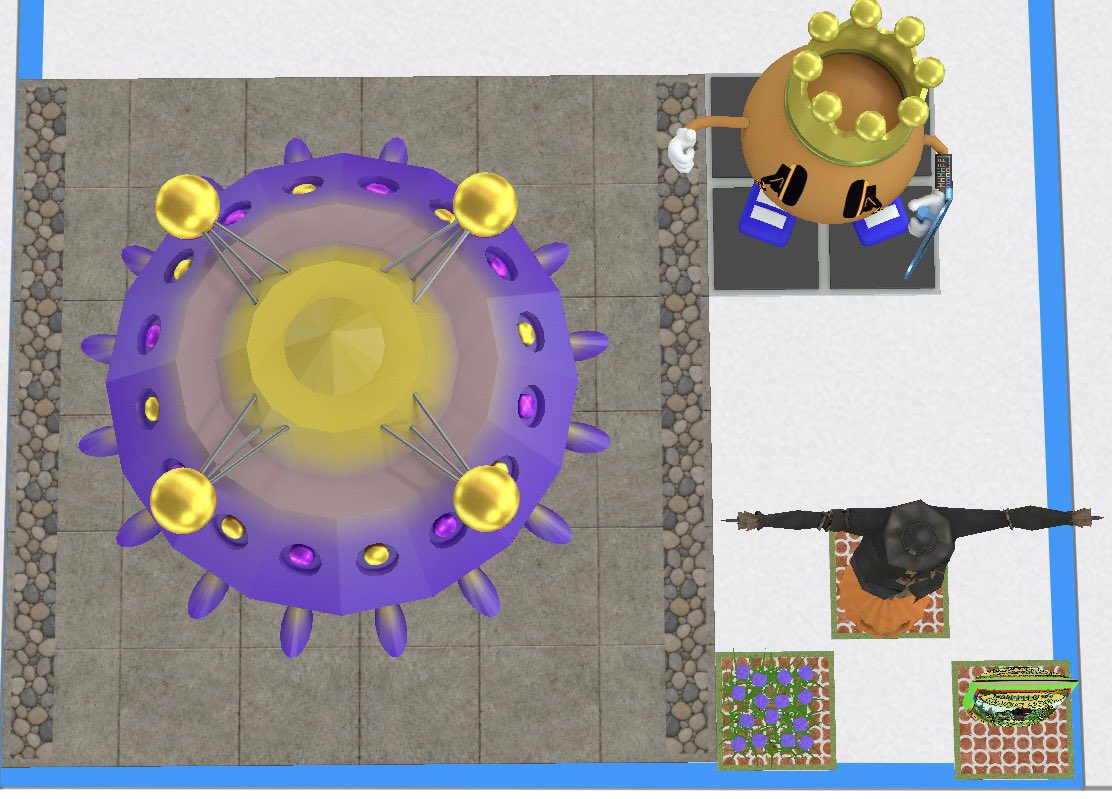 wolf_warner's tweet photo. @UplandMe Layered up utilizing Dark TileV1; Pebble Border Wide Driveway ;
3 Piece Outdoor Non Skid Tiles as bases. Topped off with Wolf Module; Beatslinger; EG 7/8 Garden SeedCrowz & Magic Soil w/Purple Tulip โJust got back ๐ from outer space and all is Wellโ #5LayersChallenge https://t.co/q0pHJYviwA