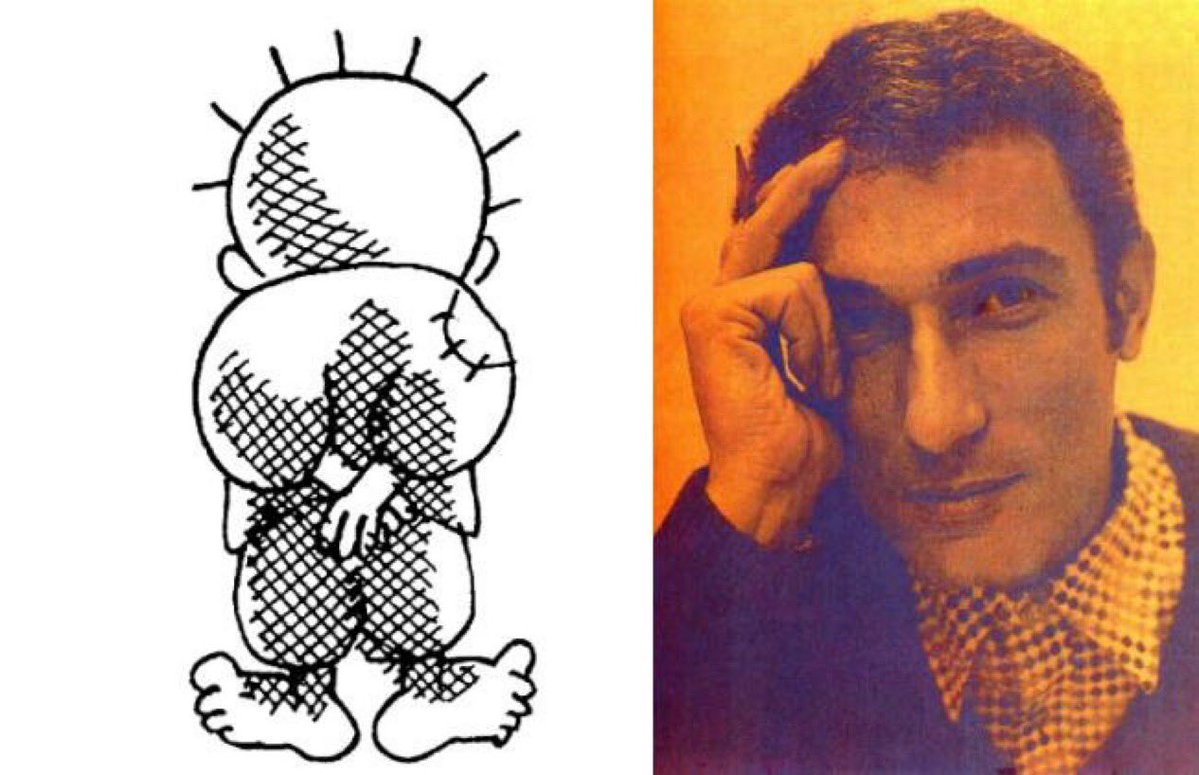 MagnifiqueTomy's tweet photo. 39 ans déjà. Un dessin, un coup de feu, un assassinat.
Le 22 juillet 1987, à Londres, Naji Al-Ali, le dessinateur palestinien, a été abattu d'une balle dans le cou. Le Mossad, dit-on. Ou un autre bras armé du sionisme. Le crime n'a jamais été élucidé. L'impunité, comme toujours.

Naji avait 10 ans quand il a quitté la Palestine en 1948. C'est cet âge qu'il a donné à Handala, son petit personnage de dos, les bras croisés, qui ne se retourne jamais. Il est comme ça, Handala, parce que le monde lui a tourné le dos. Il est là pour rappeler que les Palestiniens ont été expulsés, que leurs villages ont été rasés, que leur enfance a été volée, et qu'il ne grandira pas tant que la Palestine ne sera pas libre.

Naji a été assassiné parce qu'il disait la vérité. Parce que ses dessins montraient ce que les médias cachaient. Parce qu'il critiquait l'occupation, mais aussi les régimes arabes, les dirigeants palestiniens, l'Occident complice. Parce qu'il était libre, et que la liberté, pour le sionisme, est une menace. Ses 40 000 dessins ne sont pas des caricatures, ils sont des actes d'accusation.

Handala a 10 ans. Il aura toujours 10 ans. Il ne grandira pas tant que la Palestine ne sera pas libérée. Et quand elle le sera, il se retournera. C'est la promesse de Naji, une promesse que les assassins n'ont pas pu effacer.

Repose en paix, Naji Al-Ali. Handala te survivra. Parce que toi, ils ont pu te tuer, mais ton dessin, lui, reste debout. Et il ne se retournera pas.

Qu'Allah l'accueille dans Sa miséricorde. Les assassins, eux, ne sont pas encore jugés.