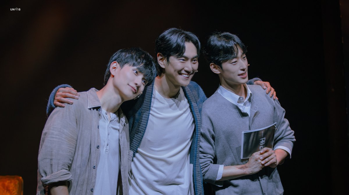 Freeze_B_'s tweet photo. 260719밤
뮤지컬 #공명 총막 무대인사 포토타임

태석役 #김의환
채운役 #나재엽
공명役 #공성현 https://t.co/IJ7YETunZk