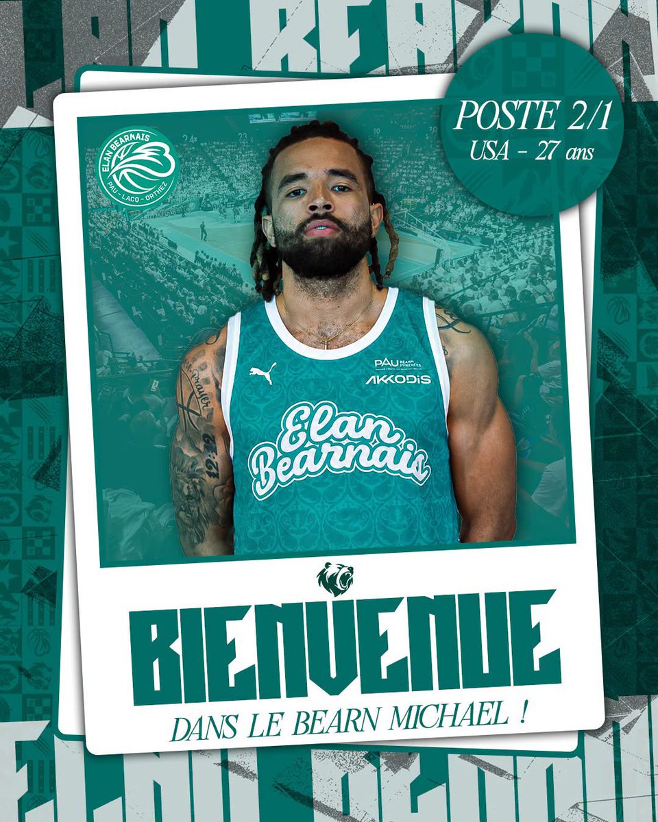 EBPLO's tweet photo. 𝐌𝐈𝐂𝐇𝐀𝐄𝐋 𝐅𝐋𝐎𝐖𝐄𝐑𝐒 𝐄𝐒𝐓 𝐁𝐄𝐀𝐑𝐍𝐀𝐈𝐒 ! 

L’Élan Béarnais Pau-Lacq-Orthez est heureux d’annoncer la signature de Michael
Flowers pour la saison 2026-2027.
Né le 14 janvier 1999, le meneur américain d’1m85 rejoint le club avec un profil de meneur scoreur. https://t.co/s8cZNYluap