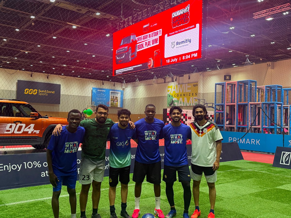 giggulf's tweet photo. Our UAE Summer Sports Social is underway at Dubai Sports World! Bringing colleagues together to stay active, connect and enjoy some healthy competition over the next four weeks.

Here's to an active summer!

#GIGGulf #EmployeeWellbeing #SummerSportsSocial #DubaiSportsWorld https://t.co/wxFjENsnmt