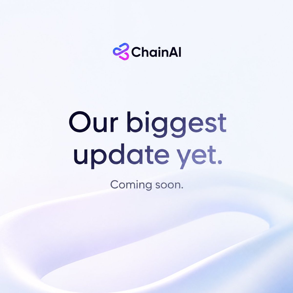 JoinChainAi's tweet photo. Anticipate our most important update yet…

Join the $CHAIN movement. https://t.co/AEMVcgTzzA