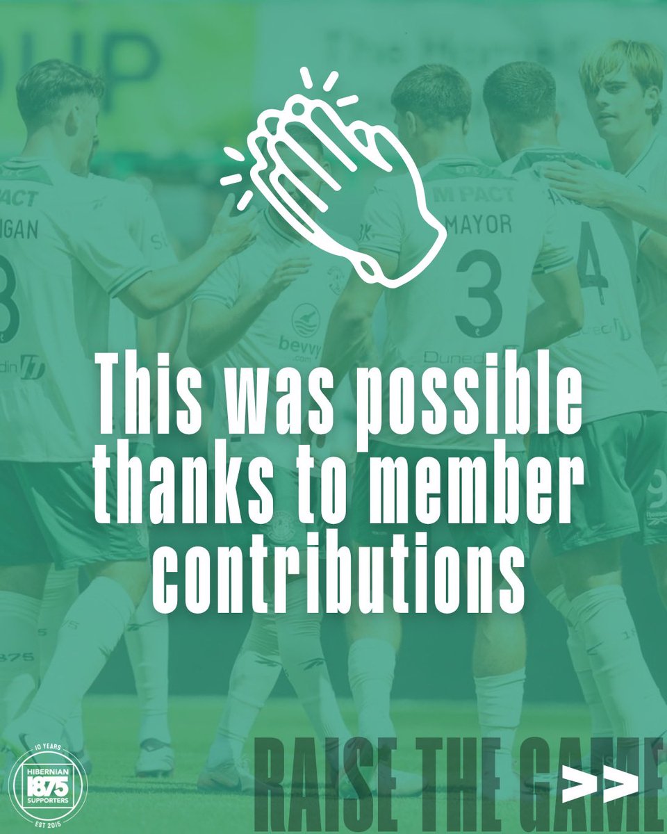 hfcsupporters's tweet photo. 🆕 We are pleased to confirm Hibernian Supporters Ltd (HSL) has made a further investment in Hibernian FC following the club’s recent share issue.

The investment has allowed us to maintain our 7% shareholding and provide additional finance to the club ahead of the new season.

Click below to read more:

👉 https://t.co/FWhXMTFj7q

#RaiseTheGame | #AlwaysHibs