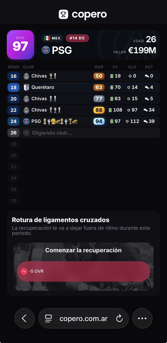 armando1360's tweet photo. Me nerfearon 2 putas veces mi carrera en el psg 😭 no puede ser https://t.co/oRMK2tJ8Tv