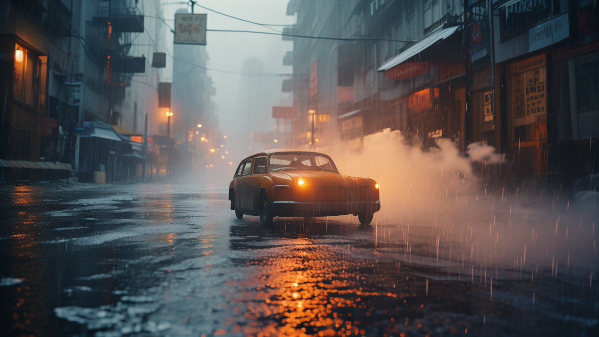 dis1922's tweet photo. Chased a sudden downpour with my camera and caught this candid street scene—wet asphalt glistening, locals huddling under awnings, quiet little moments that feel like a slice of life. https://t.co/plb67eDU2w