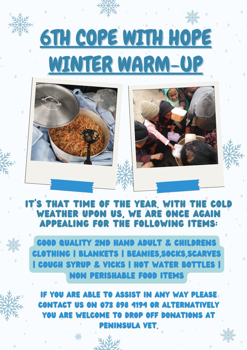 CopeWithHopeCT's tweet photo. Our 6th Cope with Hope Winter Warm-Up is currently running through until the end of September. There has been an increase in numbers this year with regards to those needing assistance &amp; warmth &amp; without your support we cannot continue to make a difference... https://t.co/aLKQ5wT514