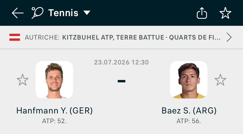 Suisseprono's tweet photo. Montante Time 💥 

🎯 Objectif x5 | ATP Kitzbuhel 🇦🇹 

Étape 2 en vue 👀

1️⃣ 100€ -> 150€ ✅
2️⃣ 150€ -> 🚀

On s’envoie ça l’équipe ? Max de Fav ❤️ et ♻️ rapidement et on est gooo

#TeamParieur #montante https://t.co/eA4J8BFcW1