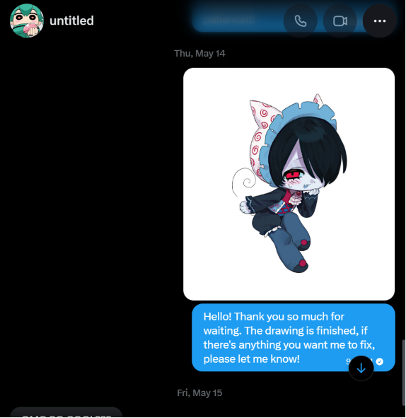 wancchaco's tweet photo. BE AWARE!⚠️
After approving the final c0mmissioned artwork, Alieksiei Martins - @komaedagito filed a paypal chargeback on it. If you see this name on paypal, or this character, do NOT proceed with the commission. They deactivated on twitter, deleted their toyhouse, and then + https://t.co/rtzcWU6TYX