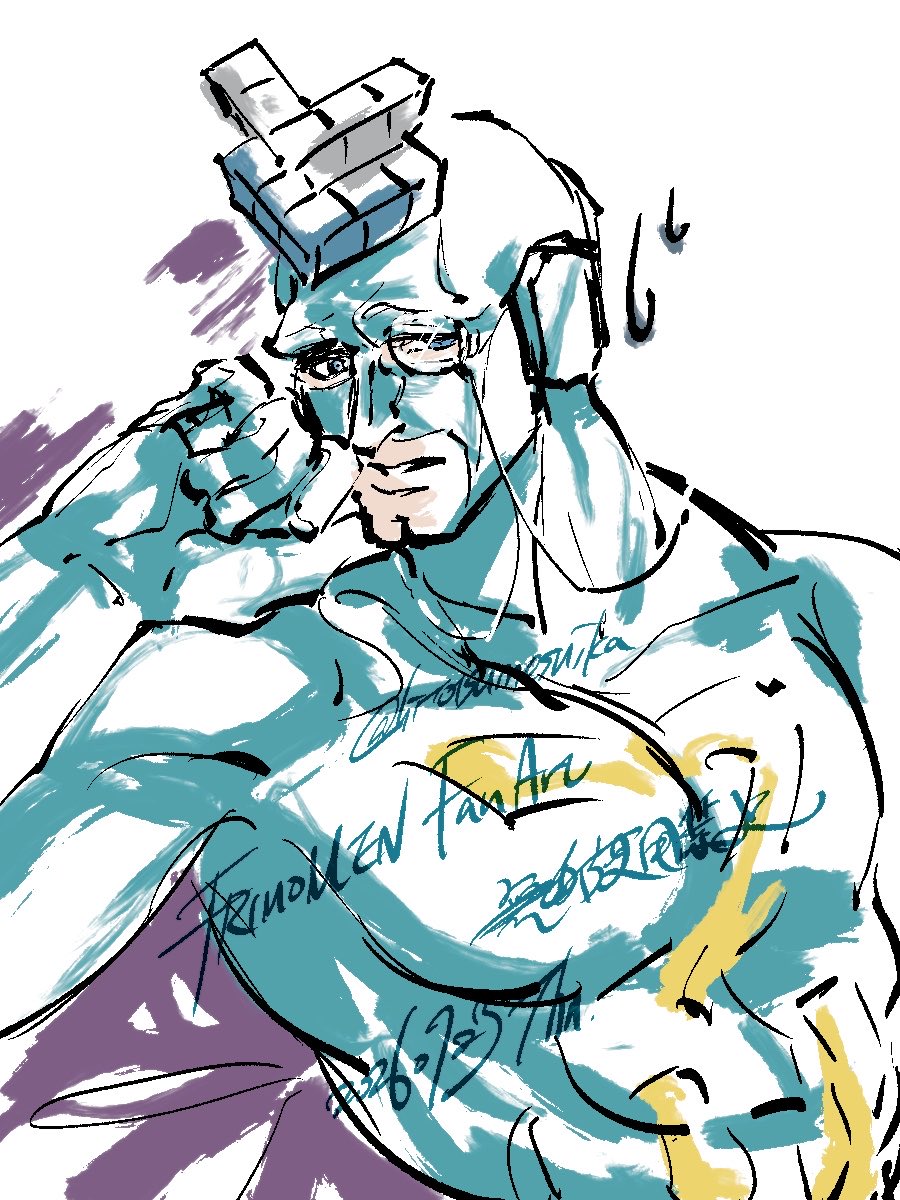 hitotsumesuika's tweet photo. #メガネ祭り見た人もメガネあげちゃえ
旧モを八角耳＆割れ顎で描いてみてたら、このメガネタグを知って…モノクル追加した絵。
と、過去絵3枚。
眼鏡はヘキゆえ、定期的に描いている。 https://t.co/mqW48INS5t