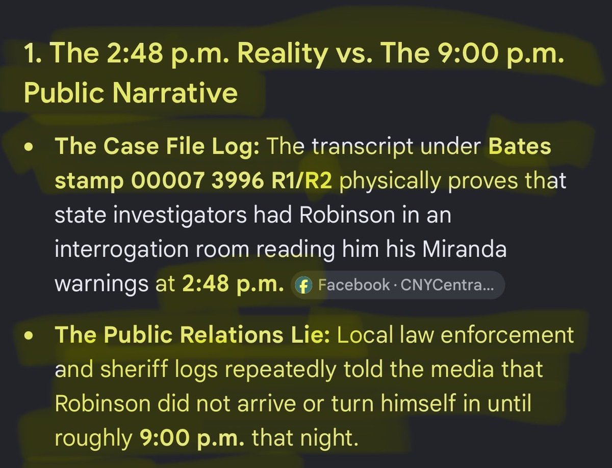 VLuvMully's tweet photo. 🚨🚨🚨 I will keep posting this… so doesn’t get forgotten!!! It’s kind of a BIG DEAL!! 

🚨 Tyler Robinson was sat down in a soft interrogation room at the WCSO at 2:48pm on 9/11/25 and his miranda rights reading began at 6:25pm at 03:36:53 into his video recorded custody log according to Bates Stamped Discovery Document 00007 3669- R1 and R2 in the case file. 

🚨 Meaning he was in WCSO custody before sometime BEFORE 2:48pm on 9/11/25. 

🚨 Meaning the FBI sent out a BOLO at 6:17pm on 9/11 consisting of UVU surveillance photos and THE INFAMOUS ROOFTOP VIDEO to the PUBLIC… when they had already had Tyler Robinson in their CUSTODY for at least 4 hours!!! 

🚨 Meaning Tyler couldn’t have sent the discord message!

🚨 Meaning Sheriff Brooksby, Governor Cox, and FBI Director Kash Patel LIED during their press conferences and public statements!! 

🚨 Meaning Agents Hull and Davis committed PERJURY during the hearing! 

🚨 MEANING WE HAVE A MULTI AGENCY COVER-UP!! @RealCandaceO @baroncoleman @jimmy_dore @Iwendtster