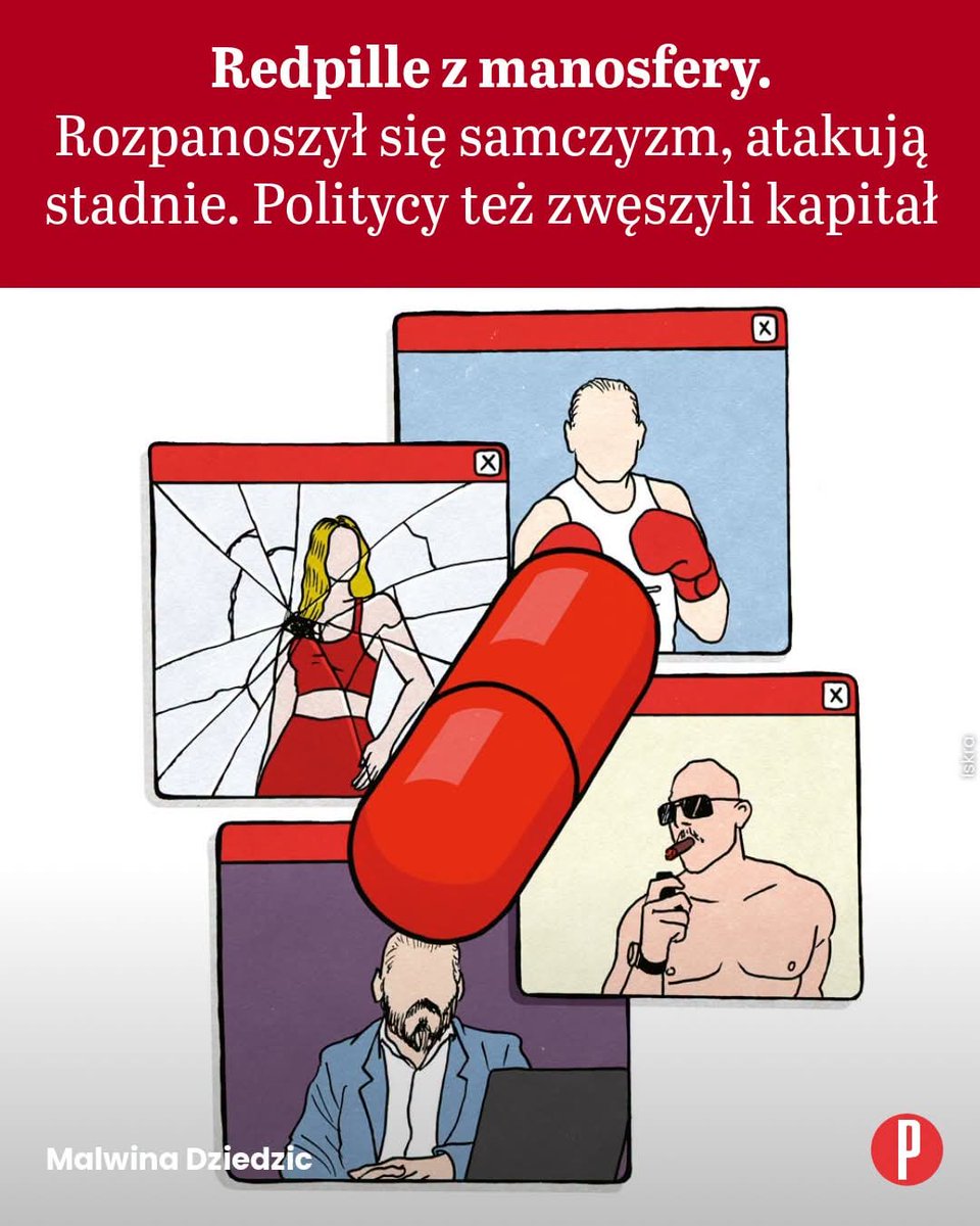 M_Jozefaciuk's tweet photo. Malwina Dziedzic czyta w myślach. Fakty mogą poczekać. 

„ @Polityka_pl ” zaprezentowała nowoczesną metodę dziennikarska - nie dzwonić, nie pytać, nie sprawdzać chronologii, za to z pełnym przekonaniem opisać cudze poglądy i motywy.

Autorka wie, że po odejściu z KO próbuję „nie popaść w polityczne zapomnienie” i dlatego mówię „językiem manosfery”. Imponujące. Szkoda tylko, że przeszkadzają jej daty.

O problemach mężczyzn mówiłem w Sejmie już w marcu 2024 r. W lipcu 2024 r. powstał kierowany przeze mnie Zespół ds. Zdrowia Mężczyzn. Były interpelacje, posiedzenia i działania dotyczące zdrowia, samobójstw, przemocy oraz ojcostwa. Z KO odszedłem dopiero w listopadzie 2025 r.

Ale chronologia jest najwyraźniej patriarchalnym narzędziem opresji wobec dobrej tezy.

Moje pytanie, dlaczego państwowa instytucja daje dodatkowy płatny dzień wolny wyłącznie kobietom, autorka nazywa „larum”. To, że nie kwestionowałem bólu menstruacyjnego i proponowałem rozwiązanie uwzględniające zdrowie obu płci, nie zmieściło się w narracji.

Sprzeciw wobec nierównego wieku emerytalnego także ma być „językiem manosfery”. Rzecznik Praw Obywatelskich od lat zgłasza podobne zastrzeżenia, więc najwyraźniej redpill dotarł już również do Biura RPO.

Autorka nie pisze wprost, że jestem mizoginem. Stosuje wygodniejszą metodę - ustawia mnie obok Tate’a, inceli, przemocy i mizoginii, aby czytelnik sam dopowiedział oskarżenie. Wina przez skojarzenie - stara metoda, nowoczesna okładka.

Nie będę teraz orzekał, że autorka jest mizoandryczna. Nie znam jej, nie rozmawiałem z nią i nie zamierzam czytać jej w myślach. Ten etat jest już zajęty.

Mogę natomiast ocenić tekst. A ten wykorzystuje mizoandryczny stereotyp - mężczyzna mówiący o problemach mężczyzn musi być sfrustrowany, podejrzany, zmanipulowany albo cynicznie zabiegać o głosy. Jeżeli mówi głośno to jest radykałem. Jeżeli spokojnie przedstawia dane to jest jeszcze groźniejszy, bo działa „wyrafinowanie”.

Konstrukcja doskonała. Żaden fakt nie może jej zaszkodzić.

Autorka przypisała mi „polityczną kalkulację”, ale nie skontaktowała się ani ze mną ani z innymi wspomnianymi przez nią osobami i stowarzyszeniem. Być może odpowiedzi zmusiłyby ją do poprawienia chronologii, usunięcia insynuacji i, co najgorsze, napisania rzetelnego artykułu.

Ten tekst nie szuka współpracy kobiet i mężczyzn. Produkuje klikalną wojnę płci. Zamiast faktów daje etykiety, zamiast rozmowy - barykady, a zamiast dziennikarskiej weryfikacji - opary absurdu.

Uprzedzenie nie staje się równością tylko dlatego, że jest wymierzone w mężczyzn. Ale cóż, fakt nie klika się tak dobrze jak konflikt.

#walczsercem #rzetelnosc #ZdrowieMężczyzn
