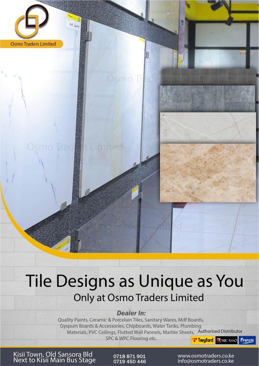 osoropaul's tweet photo. We offer premium-quality granite and marble tiles that combine elegance, durability, and affordability.  

Transform your home or business space with our wide range of stylish designs at the best prices.

Whatsup/Call;
07 19 450 446
07 18 871 901 https://t.co/ddtZpoNZEy