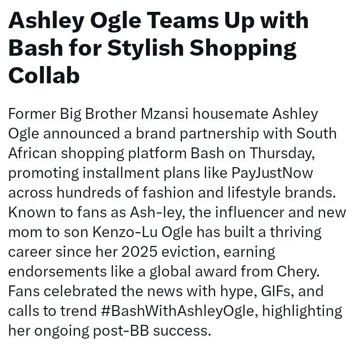 Liyema526685's tweet photo. Pressure bafazi we need to hype 20% 2 k deal please Payjustnow or nothing 🎊🎊🎊🙏🏻🙏🏻🔌🤌🤌🤌👏👏👏👏👏👏

BASH THE ASHLEY WAY
PAY NOW WITH ASHLEY
#BashWithAshleyOgle https://t.co/DqICAJb6YI