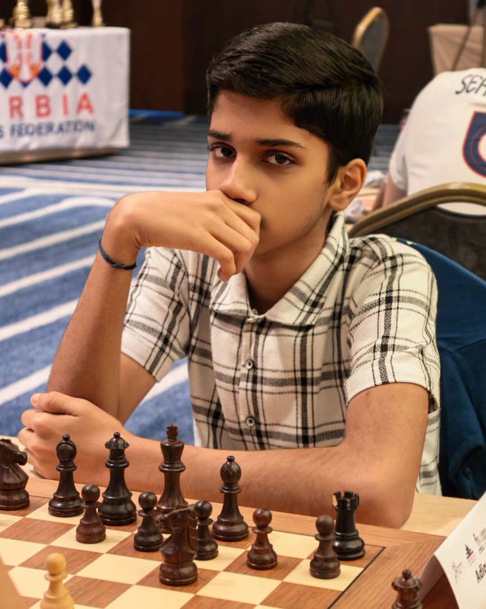CheckmateDaily's tweet photo. GM @MitrabhaGuha, IM Sathvik Adiga, GM @GMPranavAnand and GM @Shyam_chess Sundar M are the remaining Indians to make a top ten finish.

Mitrabha also finished second in Blitz Final.

📷Serbia Chess Federation and Shahid Ahmed (3)