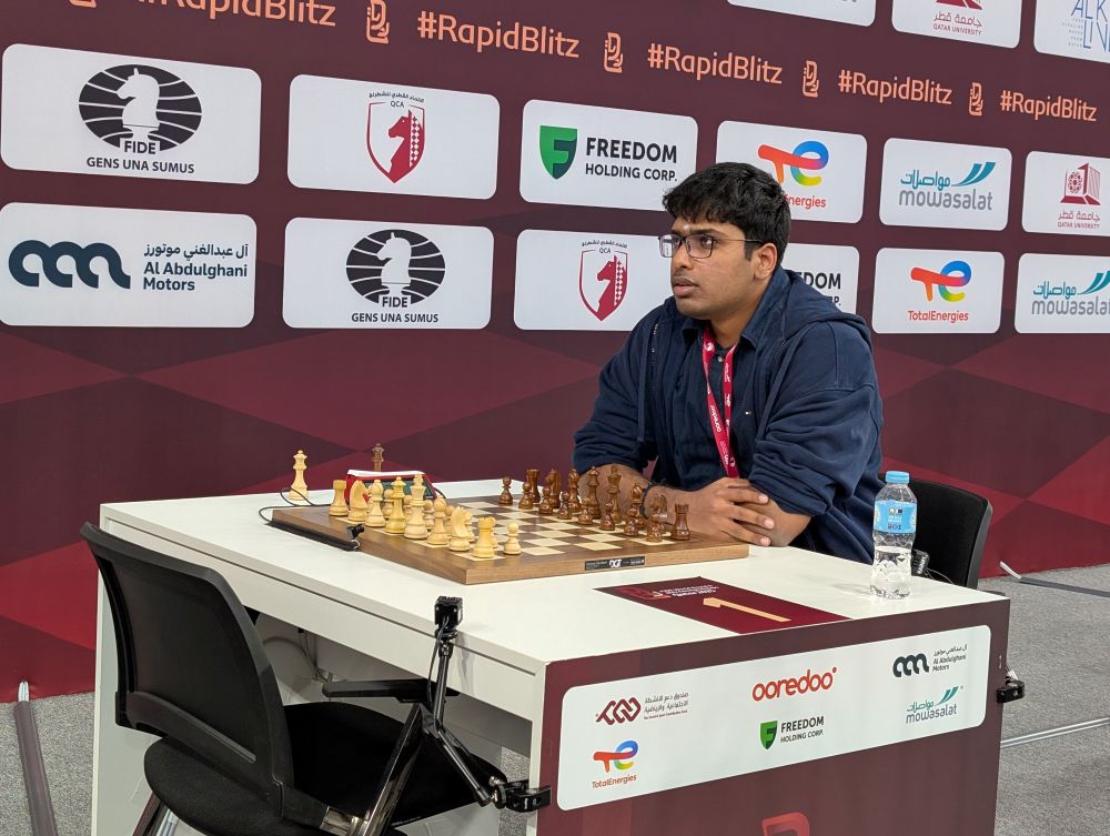 CheckmateDaily's tweet photo. GM @MitrabhaGuha, IM Sathvik Adiga, GM @GMPranavAnand and GM @Shyam_chess Sundar M are the remaining Indians to make a top ten finish.

Mitrabha also finished second in Blitz Final.

📷Serbia Chess Federation and Shahid Ahmed (3)