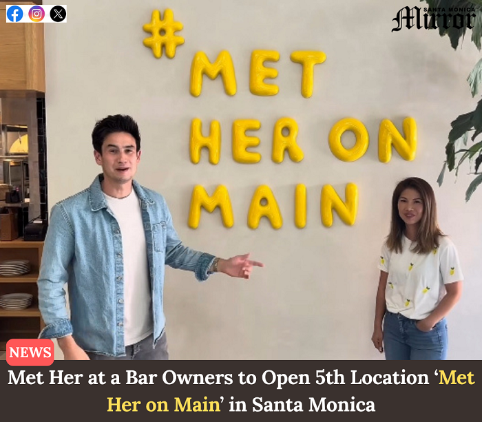SMMirror's tweet photo. The husband-and-wife owners will open the restaurant in their collection, which includes locations in Miracle Mile as well as The Night We Met and Met Him at a Bar.

https://t.co/Vb81fGF950 https://t.co/H52Nw3kGNq