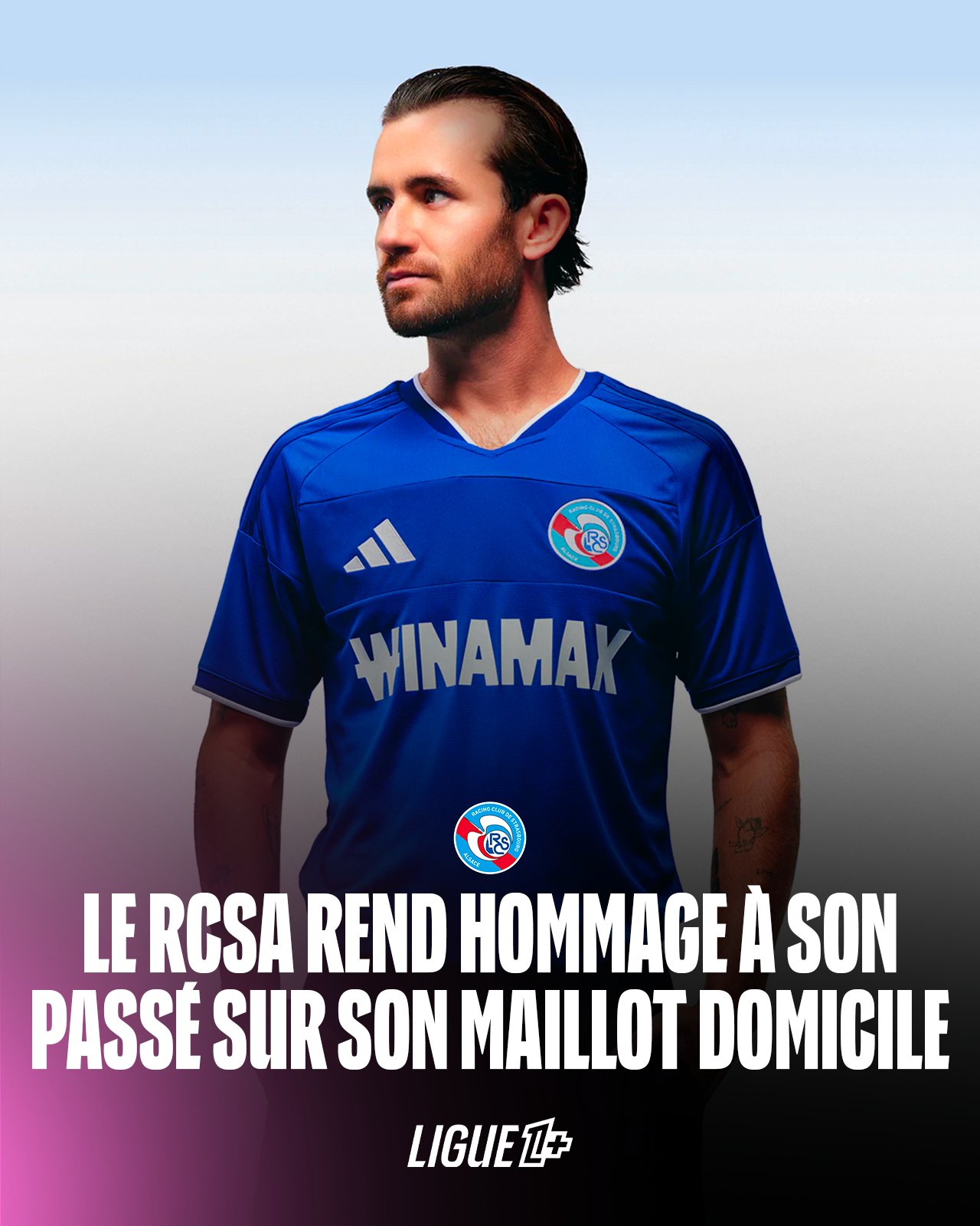 Dans le cadre des 120 ans du club, Strasbourg fait renaître la bande h...
