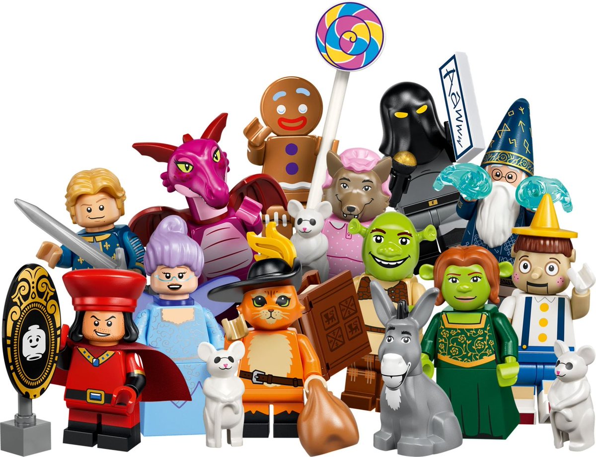 Crunch_62590's tweet photo. LEGO Minifigures 71053 : La série de figurines Shrek débarque dans les boîtes mystères https://t.co/g40Y5JdJ85 
#LEGO #LegoNews #AFOL #lego_minifigures #lego_shrek https://t.co/wGO3oO5TQg