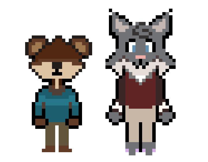 samlovesfurrz's tweet photo. Soy un fan despechado de Deltarune y Echo asi que está es mi snowgrave #echovn

Esto es más una práctica que otra cosa jsjs, estoy casi seguro que Chase es más alto que TJ pero no quedaba tan bien hacerlo de esa forma y quise hacerlo más parecido al sprite de Noelle https://t.co/hwX7OSMQea
