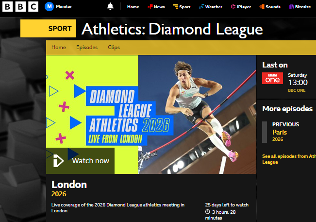 msm_monitor's tweet photo. The reason the Glasgow Commonwealth Games isn't being shown live is that Scotland doesn't have its own national broadcaster. The BBC refused to show the Glasgow games but will show London's Diamond League Athletics.

The BBC snubbed Glasgow because the city is now a political battleground. A successful games boosts Glasgow and boosts Scotland.