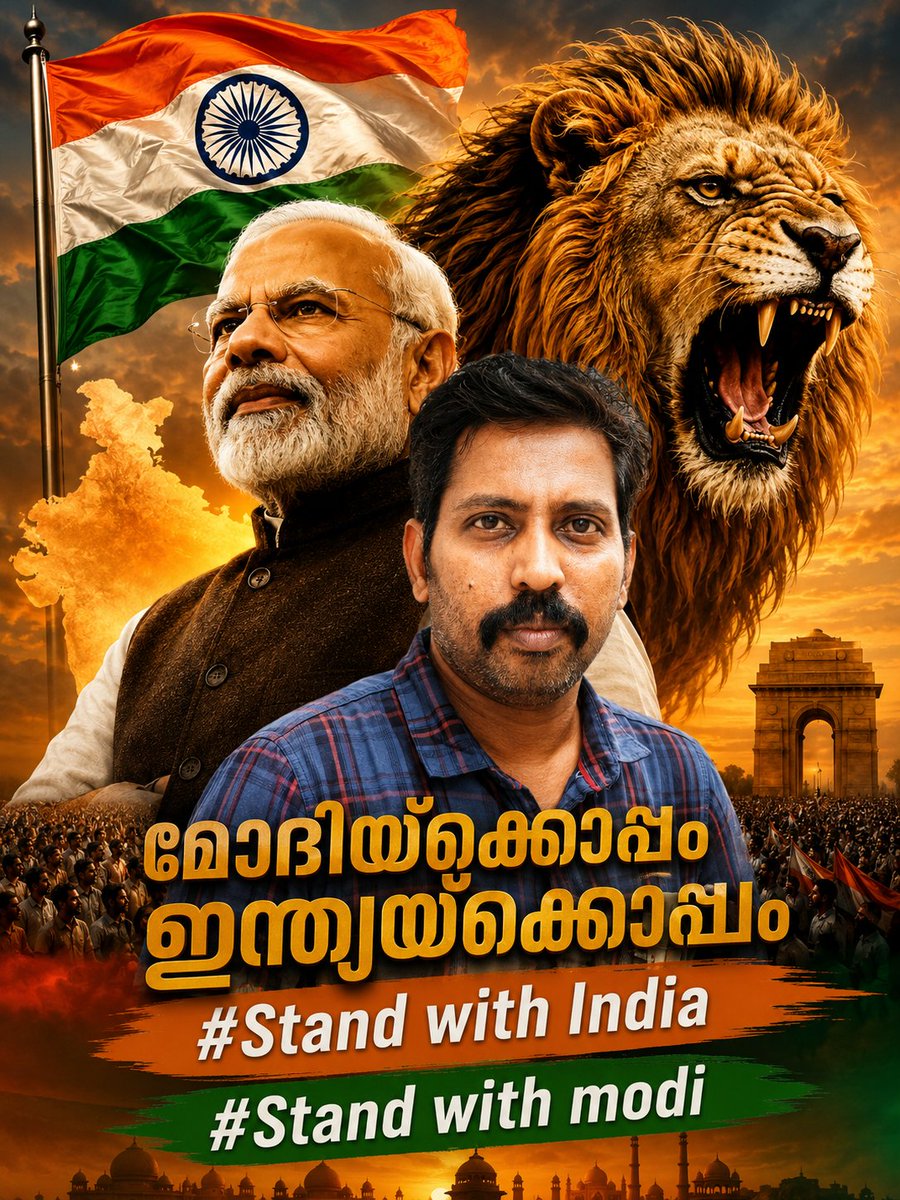 Umesh243404's tweet photo. മോദിയ്ക്കൊപ്പം...
ഇന്ത്യയ്ക്കൊപ്പം...
#StandWithIndia 
#StandWithModi
#Umeshekd🚩 https://t.co/KczB2cCDlZ