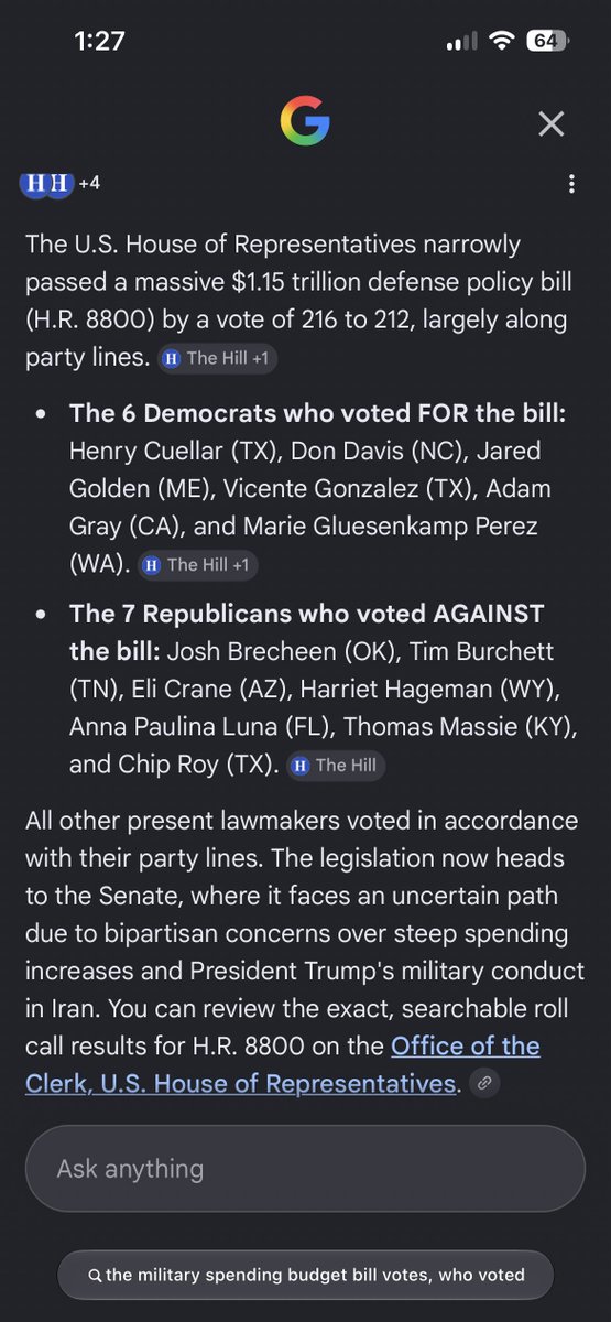 GuardianSheev's tweet photo. 🚨 This is TREASON! It’s time for the people to act. 🚨 

These 6 Democrats and all Republicans not including these 7 “No” vote Republicans in the House of Representatives, have committed High Treason against the United States and voted to merge the U.S. Military and all intelligence to the TERRORIST State of Israel. 

‼️ Spread the word people ‼️