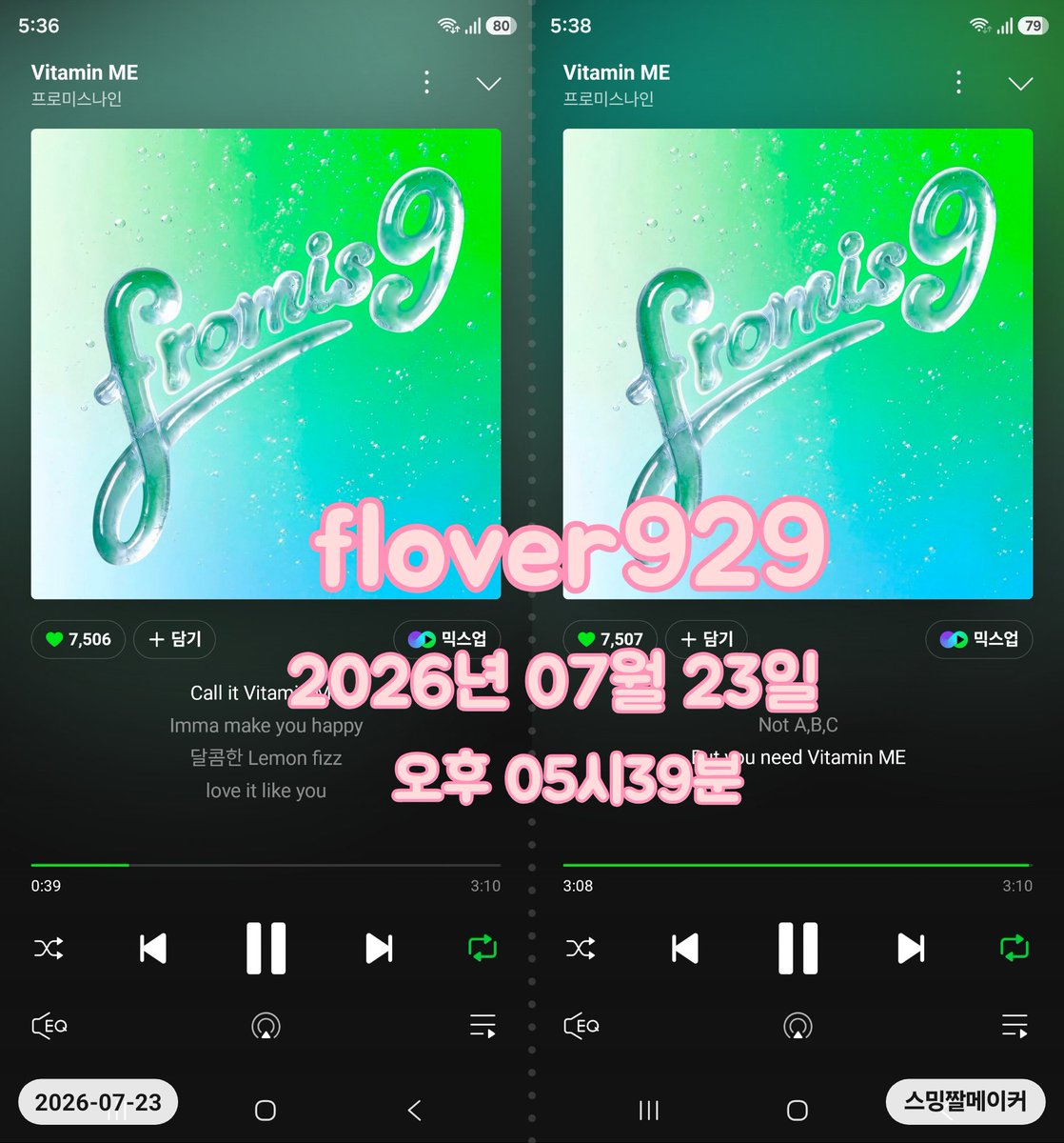 flover929's tweet photo. @realfromis_9 #fromis_9 #프로미스나인 #GlowME #VitaminME #Callit_VitaminME
23 17 https://t.co/t0cDFs9Cez