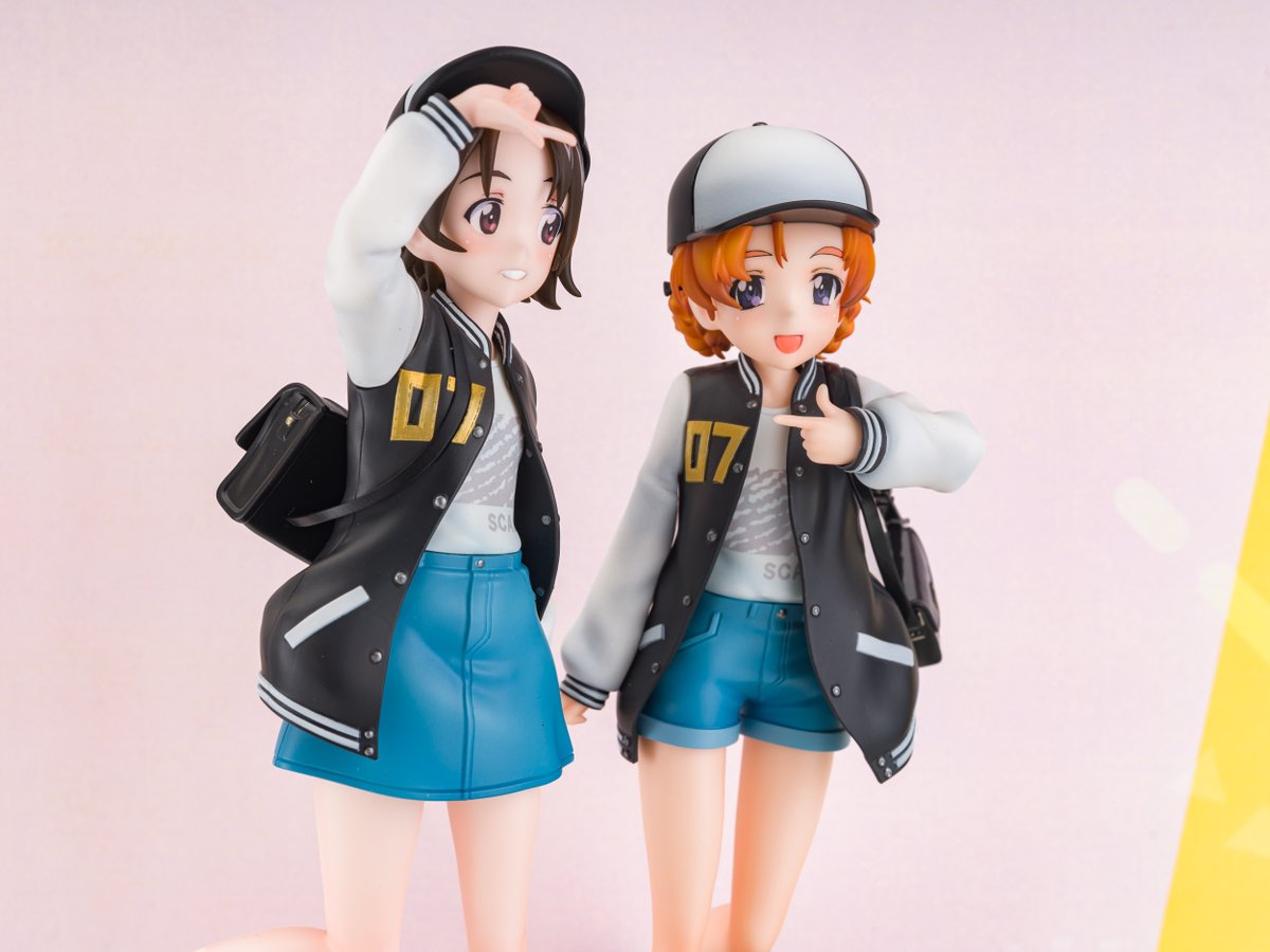 fukahire2015's tweet photo. ワンフェス2026夏告知
【新作】1/8 澤梓＆オレンジペコ セット
未塗装組立キット25,000円
デカール付属
レジンキャスト＋3D出力品
彩色ISOG（@ISOG52）さん
よろしくお願い致します🙇‍♀️

#ガルパン
#garupan
#wf2026s https://t.co/bMMIvNUpTC