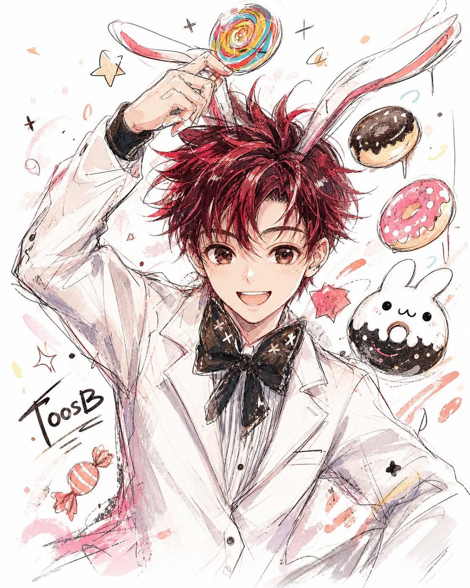 hoelex0513's tweet photo. 《Alice misA 心夢幻鏡》角色介紹
★ 兔司比|ToosB|トスビー
律動美髮師 × 布丁鼓手(Drummer)
甜點 × 音樂 × 美髮 × 節奏 × 創意 × 歡樂
📖 《White Castle Table 餐桌白城市》|CXC 線上小說
https://t.co/FpyXRlMG2C
#心夢幻鏡 #AliceMisA #兔司比 #ToosB #WhiteCastleTable #餐桌白城市 https://t.co/rqp9j0TLDU