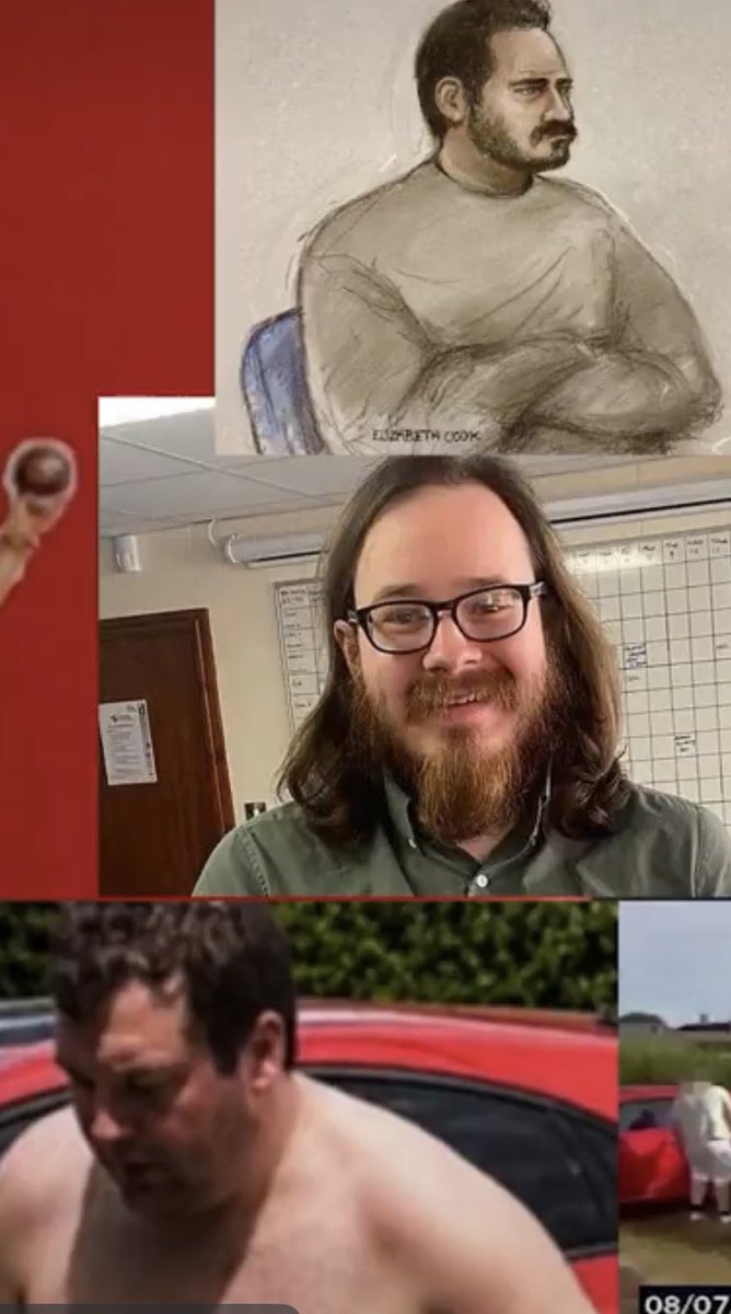 BGatesIsaPyscho's tweet photo. Anne Widdecombe’s Murder:- 

Top - Suspect in Court 
Middle - Stock Photo of Suspect 
Bottom - CCTV of suspect

NONE OF THESE ARE THE SAME PERSON https://t.co/uwm42hG43U