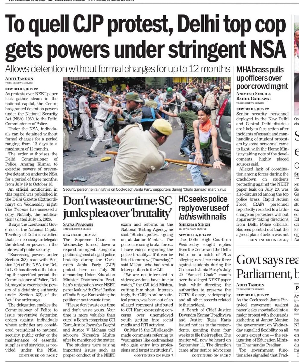 Rashmi22302711's tweet photo. @DelhiPolice @Gagan4344 Is this misleading 👇if it’s so please sue that newspaper https://t.co/Adb4wgvzG4