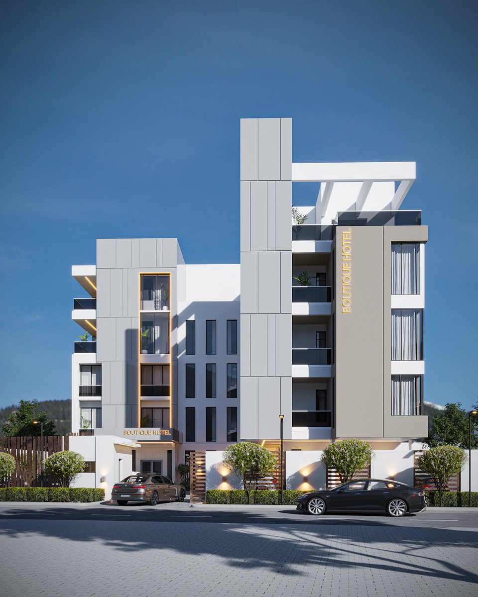 debayor678's tweet photo. Project: Boutique Hotel design

Plot Size: 1098.69sqm

Software: Revit Architecture | 3ds Max | Corona Renderer https://t.co/5x6RUQAKe4