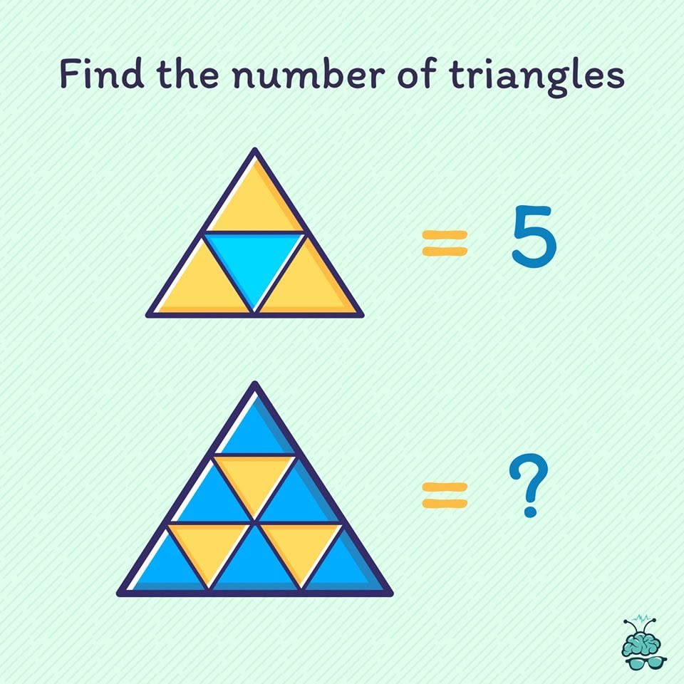 LifeScience_X's tweet photo. Mind-Blowing Triangle Puzzle! Can you solve this? https://t.co/ovougCPaNk