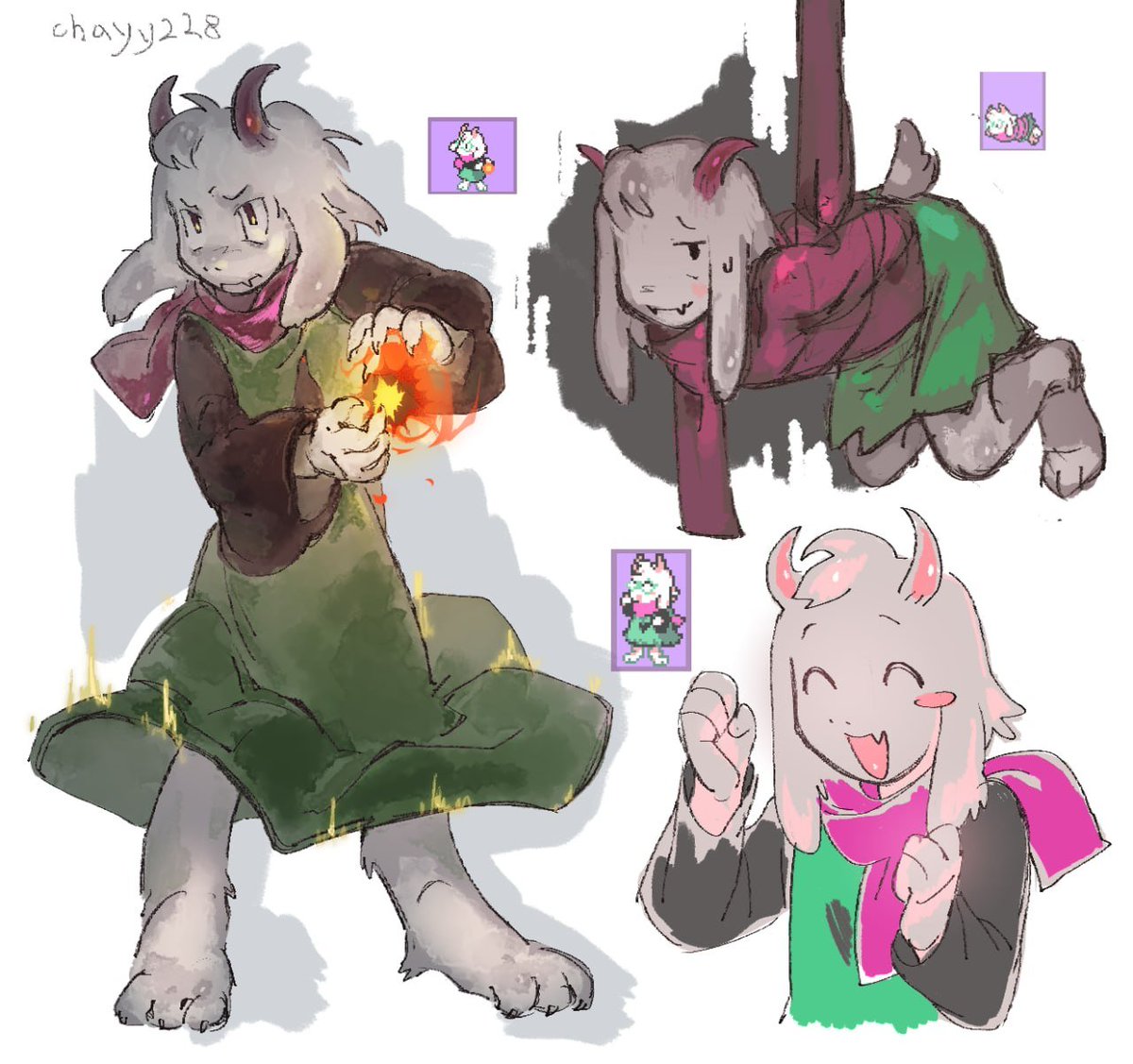 chayy228's tweet photo. 🐐
#deltarune #ralsei https://t.co/FNmEICcb8t
