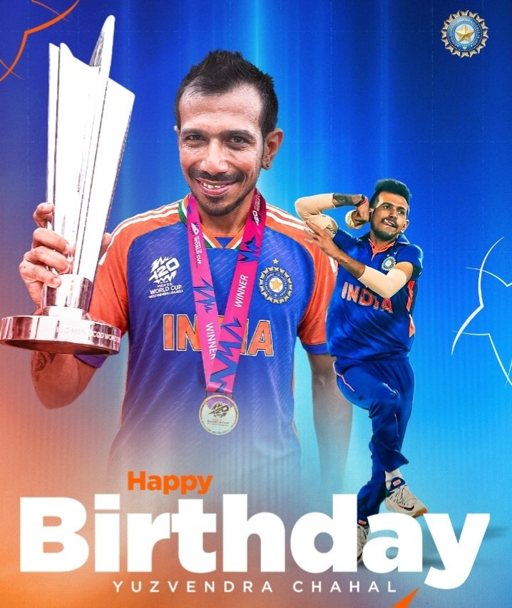 cricketaddicts_'s tweet photo. Here's to one of India's finest white-ball spinners! 💙🎂
Happy Birthday, Yuzvendra Chahal. Keep weaving your magic and making cricket even more exciting.
#YuzvendraChahal #CricketNews #TeamIndia #SpinMaster #BirthdaySpecial https://t.co/rtva0bxKes
