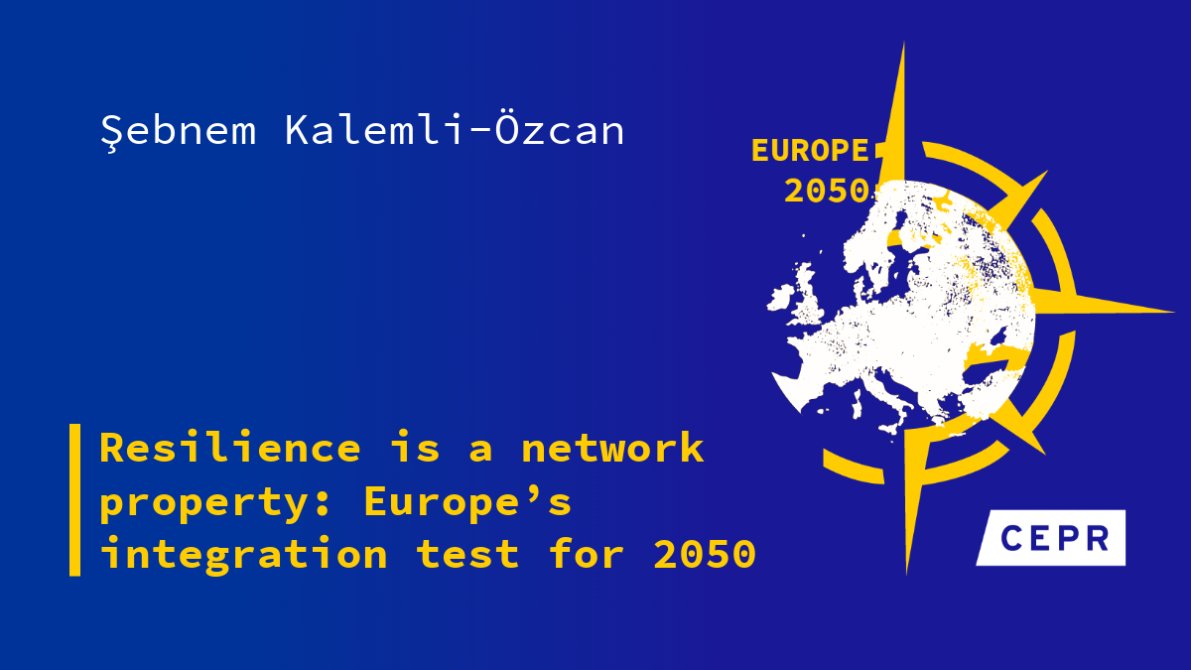 voxeu's tweet photo. Resilience is a network property: Europe’s integration test for 2050
Ṣebnem Kalemli-Özcan @skalemliozcan @Brown_Economics 
https://t.co/tsJ8ecoVI0 https://t.co/9qkx6PyX5j