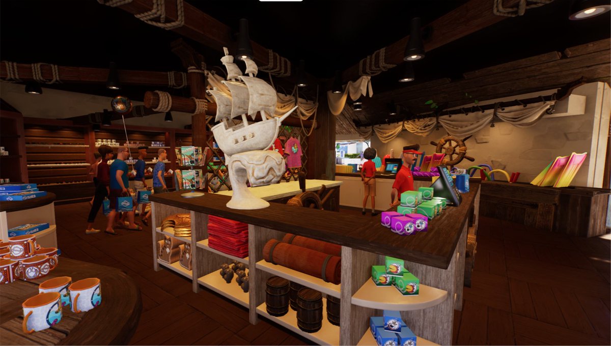 coaster_jay's tweet photo. Everyone is stepping their game with Gift Shops in @PlanetCoaster 2 so I thought I’d give it a go too! https://t.co/EyD2h5GXAc