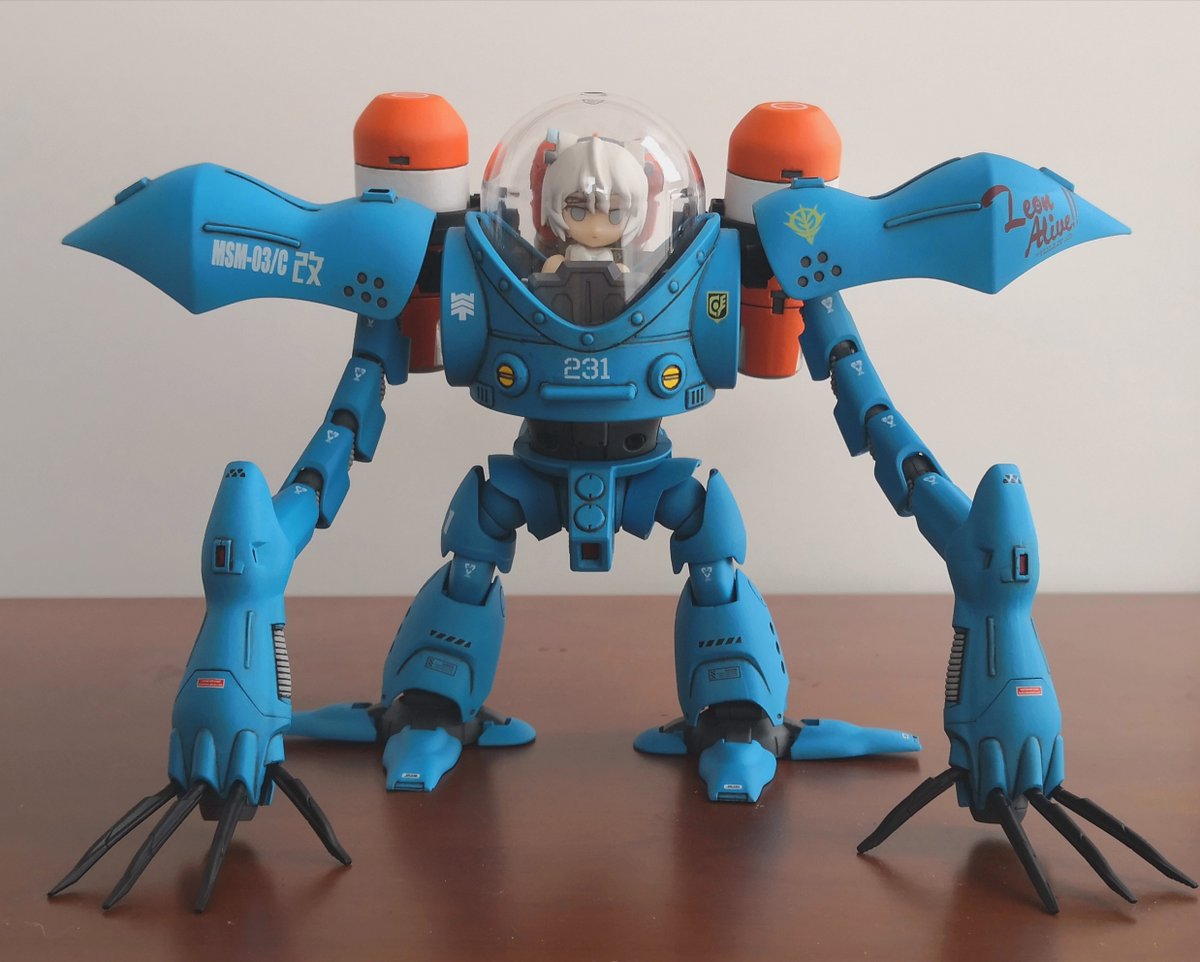 GeorgieEggy's tweet photo. DTA専用高速型ハイゴッグ🦀💨
制作時間10日で完成しました🥳 https://t.co/YDcV94I1ub
