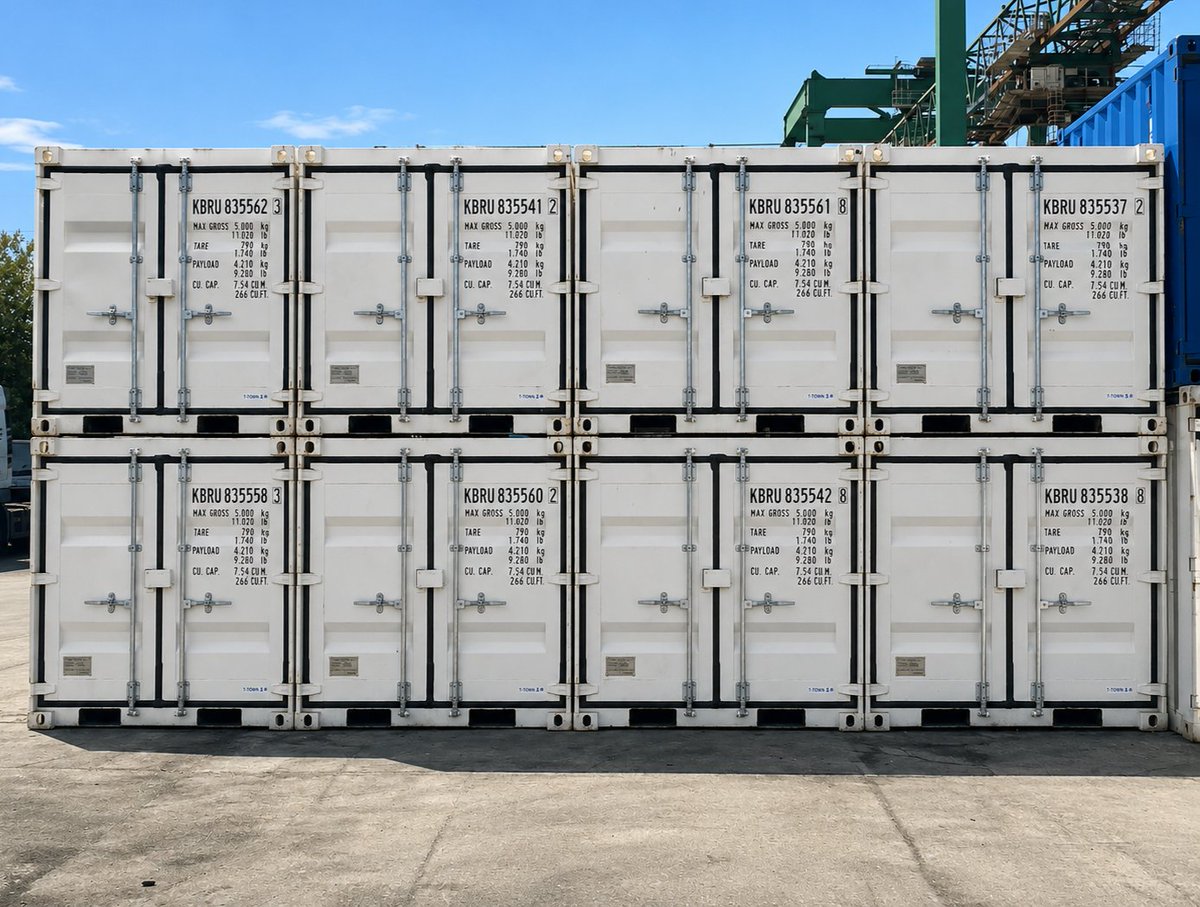 willboxuk's tweet photo. Rare Low-Height (6.2ft) Brand New Steel #Containers

Only 8 remaining (nationwide delivery available)

£1,625 each, OR buy all 8 for just £12,000 &amp; SAVE £1,000

8ft Long x 8ft Wide x 6.2ft High

Email sales@willbox.co.uk or call 0800 023 5060 for 

#ShippingContainers #Willbox https://t.co/SDKeDbxEOH