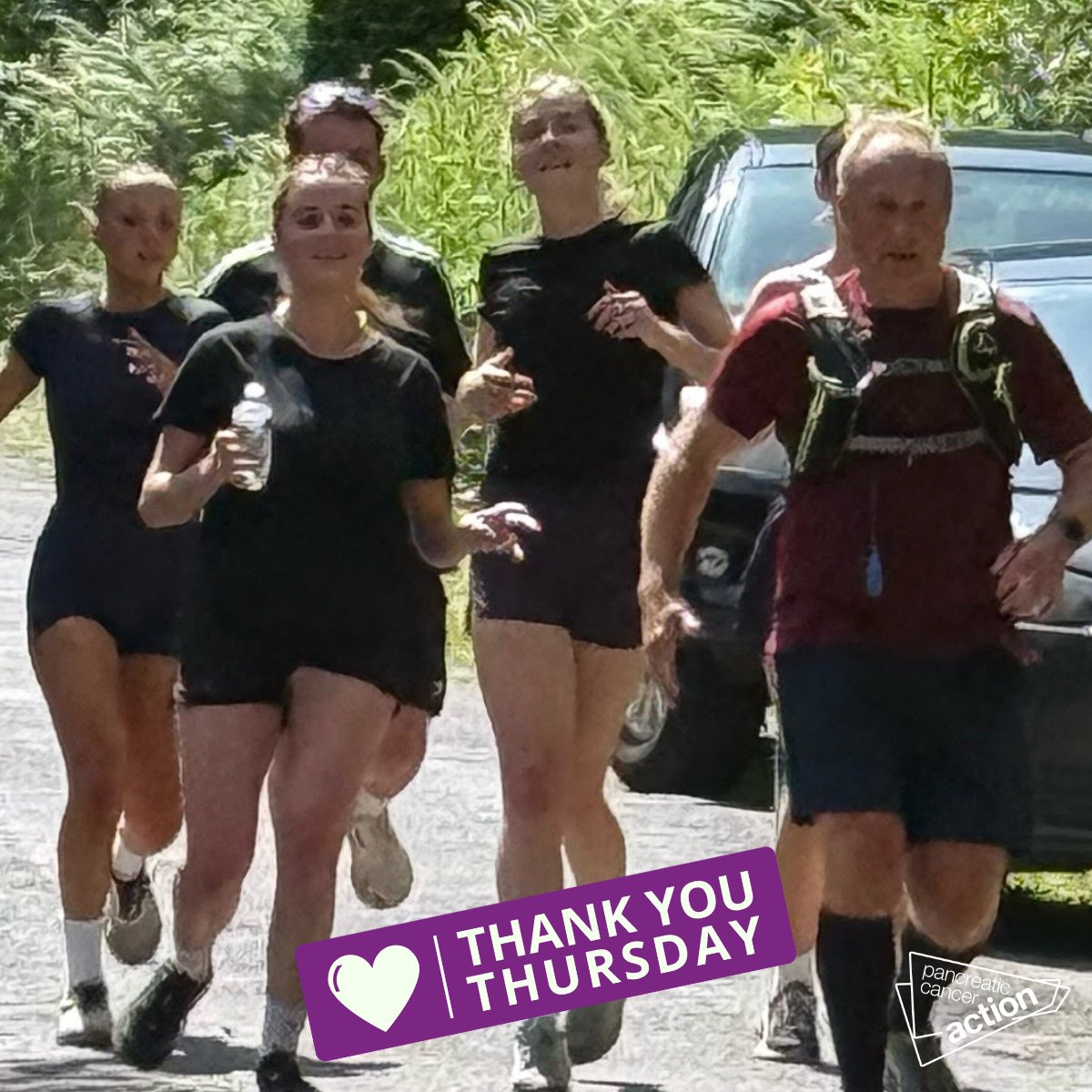 OfficialPCA's tweet photo. A huge thank you to Mille Kohler and everyone involved in this year’s Rod Runners event in memory of Rod. 💜

Over 150 people took part, raising £2,600 and bringing the total raised over the years to more than £60,000!

#ThankYouThursday #PancreaticCancer #Fundraising https://t.co/PRQUI343UH