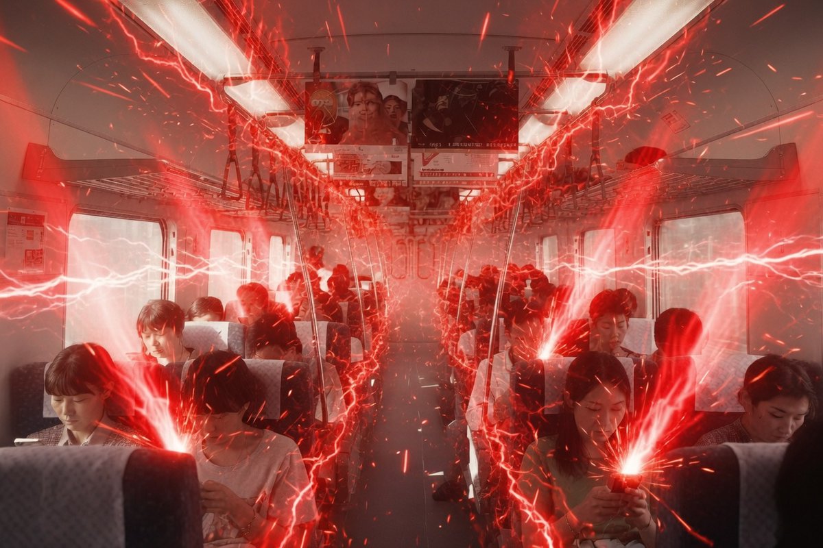 wishingwell2021's tweet photo. 山手線の車内が5Gミリ波エリアになる⁉

KDDIとJR東日本が5月20日に発表した実証結果です。

・5G 28GHz帯のミリ波を、窓ガラスに貼ったアンテナで受信
・アンプで増幅し、天井の漏洩アンテナから車内へ再放射
・1Gbps出せるエリアが、車両の約40%→約97%に
鉄道車両は金属の箱です。

だからこそ、これまでミリ波は車内に届きませんでした。
今回はその「届かない」を、わざわざ技術で解決した話です。

注目したいのは順番です。
2025年4月 新宿駅ホーム
2025年10月 高輪ゲートウェイ駅周辺
2026年3月 東京駅新幹線ホーム
2026年5月 山手線車両内

屋外 → ホーム → 車内。閉じた空間へ、一段ずつ入ってきている。

国民の少なくとも3％は電磁波過敏症で苦しんでいて、「スマホ電オフ車両」の導入を望んでいるのに真逆の方向です。

日本はどうしても世界の実験上として機能しないといけないのでしょうか。

なお今回は、車庫（東京総合車両センター）に留置中の車両での試験で走行中の営業列車ではなく、導入時期も発表されていません。

ただ、両社は「あらゆる屋内環境へミリ波の活用を広げる」と明言しています。

方向は決まっている、ということです。

電車は、降りるまで選べない空間です。

その意味を、各自が考える段階に入ったと思います。

次の発表は導入後かもしれません。

引用記事はリプ欄に👇