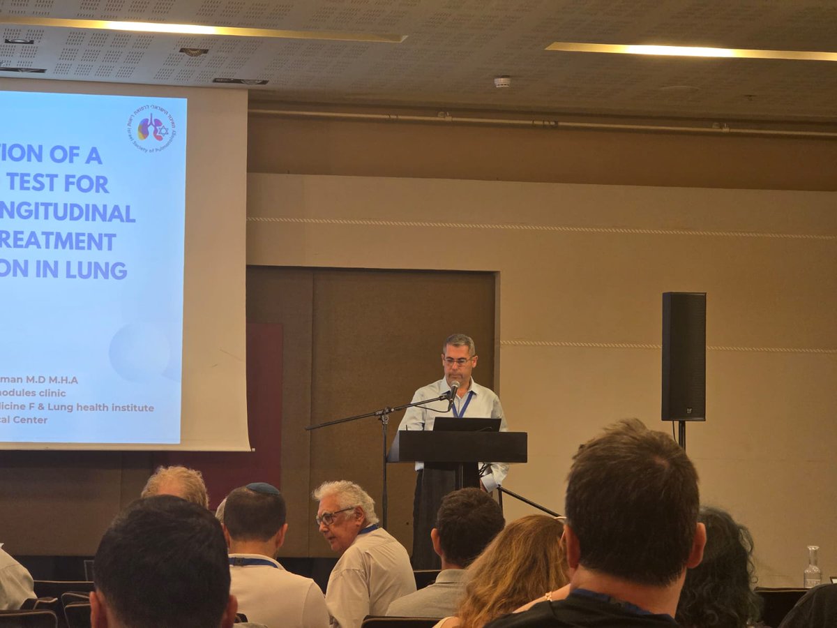 jaxbio_tech's tweet photo. Dr. Ido Dechtman of Sheba Medical Center recently presented results from the LUMEN study at the Israel Society of Pulmonology meeting.

Led by JAXBIO with Sheba and Beilinson, LUMEN is developing a blood-based test for lung cancer detection and monitoring. https://t.co/cGvDFk9yD0