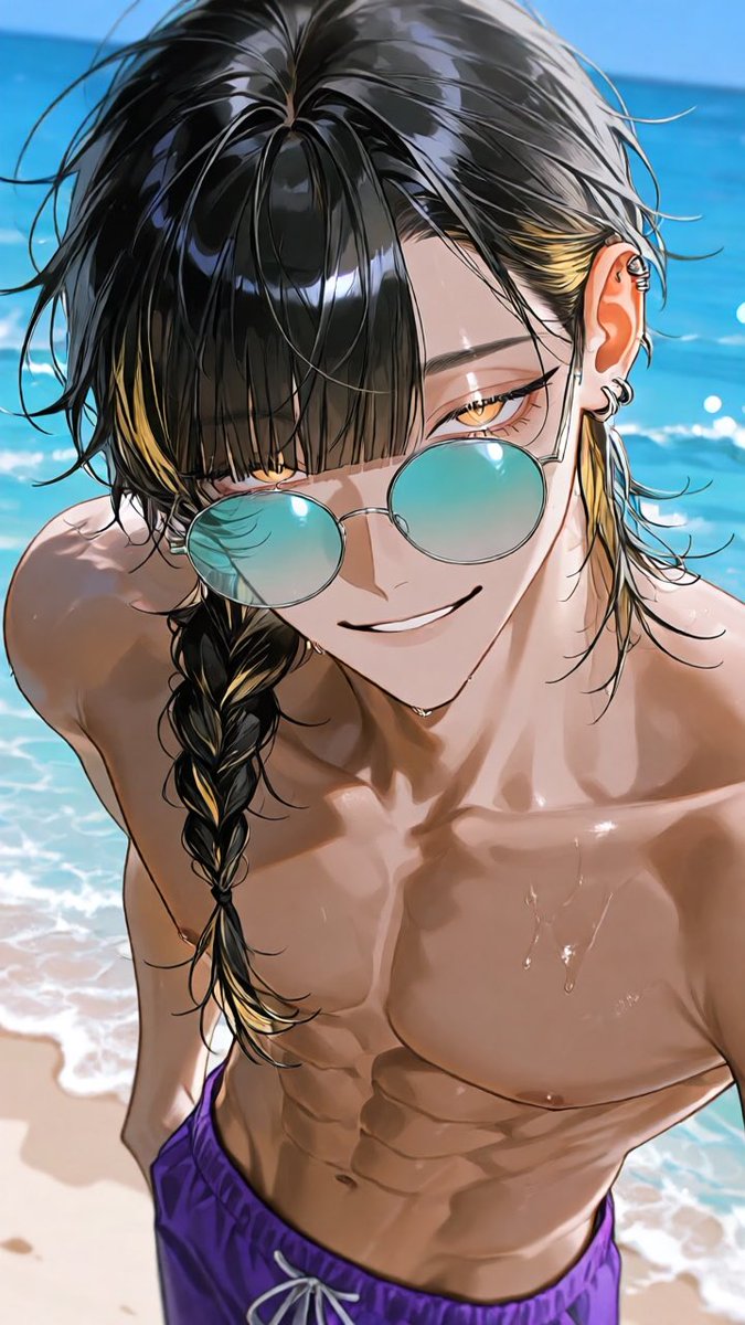 omom0306's tweet photo. わーい！
早くも2万トークありがとう
海羽は激メロやし当て馬の一音はなかなかに執念深い
そして広島弁
大好き方言男子⊂(  ᴖ ̫ᴖ)⊃🎶

2万トークありがとう海羽くんイラスト🏖🐠☀️
https://t.co/d6ibBDNX8e https://t.co/86bFLAX12u