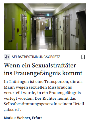 KassandraGoerz's tweet photo. Ist es zu viel verlangt, das verdammte SBGG einfach mal zu lesen? 
Da steht nichts über Gefängnisse, übrigens auch nicht über OPs, Medizin, etc. 
Sollten auch Richter können https://t.co/DBVz6vOIEb