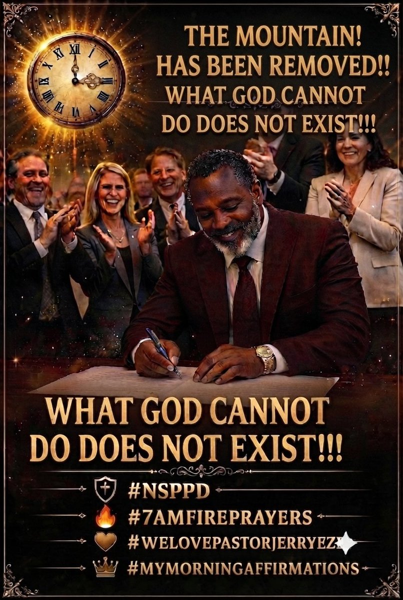 OkaforEmekaGod1's tweet photo. THE MOUNTAIN! 
HAS BEEN REMOVED!! 
WHAT GOD CANNOT DO DOES NOT EXIST!!! 
#NSPPD
#7AMFIREPRAYERS
#WELOVEPASTORJERRYEZE
#MYMORNINGAFFIRMATIONS https://t.co/py75KGGR9L