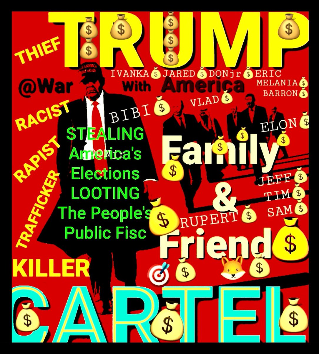 artCarnivore's tweet photo. @RepRaskin This offender is raping America. Blatantly. https://t.co/GbH8tURD14