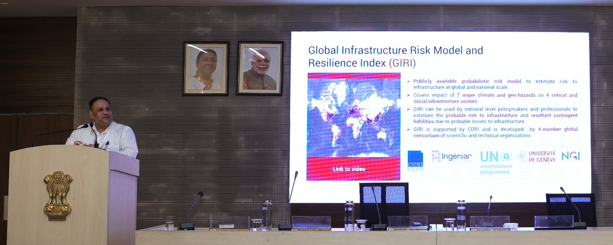 cdri_world's tweet photo. How do we make resilience investable? 🤔
At De-Risking India's Construction Boom event hosted by @cdri_world, @IFC_org, #IIBF & @EU_in_India, two powerful tools showed the way:
🌐 #GIRI: Understand hazards, vulnerabilities & potential losses
📊 #RCBA: Demonstrate the economic value of resilience investments
Together, these tools help turn risk data into smarter, scalable investment decisions for #resilientinfrastructure.