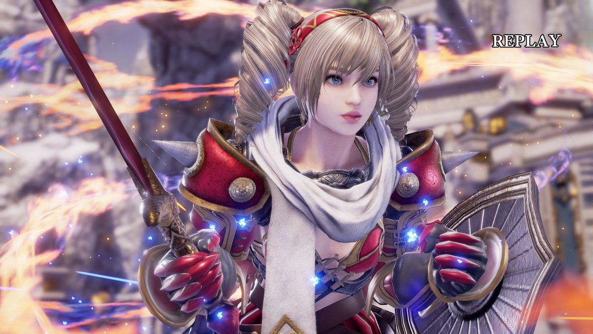 akitoki11_steam's tweet photo. オリキャラ紹介をします。

名前:アンナ
流派:カサンドラ

先日キャラクリしたカリナちゃんを衣装を使って新たにオリキャラを作りました。

配色は赤を基調にしてアクティブな感じのキャラにしました。

#ソウルキャリバー6
#SOULCALIBUR6
#キャラクリ
#CreateASoul https://t.co/iwKkhwI6hz