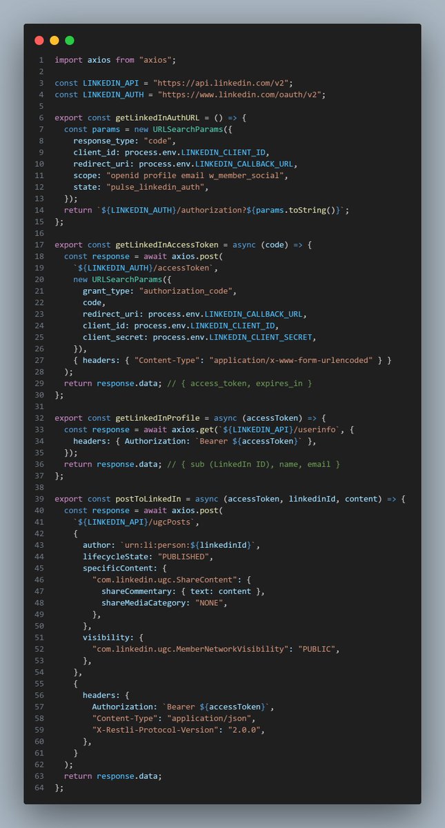 Achhyut_Baral's tweet photo. #LSPPDay53
β’ Explored LinkedIn OAuth 2.0 integration π
β’ Built the authentication flow to securely connect user accounts πΌ
β’ Moving closer to automated LinkedIn post publishing π
#60DaysOfLearning2026 #LearningWithLeapfrog
@lftechnology https://t.co/AglBEKBnXT